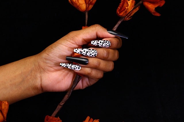 Black and White Nails