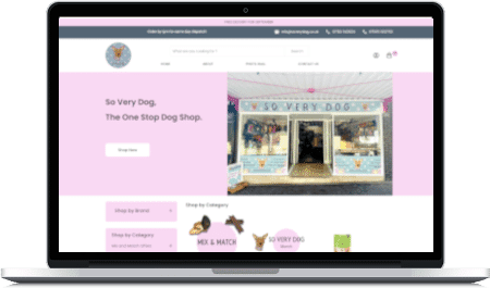 So Very Dog website